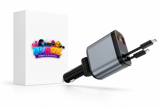 Starlit Sky Car Charger with Starlight Red Light